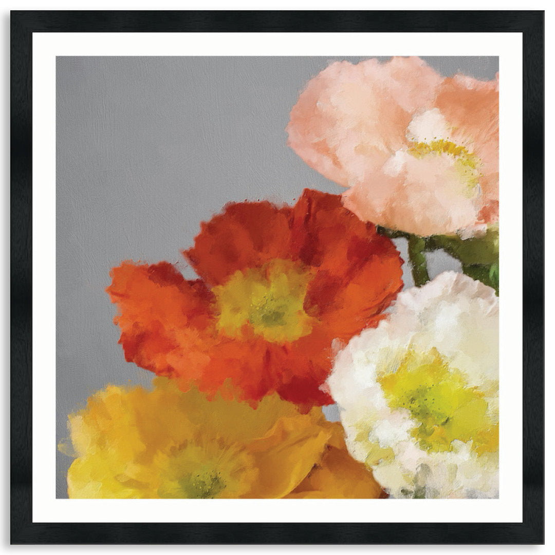 TUSCAN POPPIES III - Framed Print