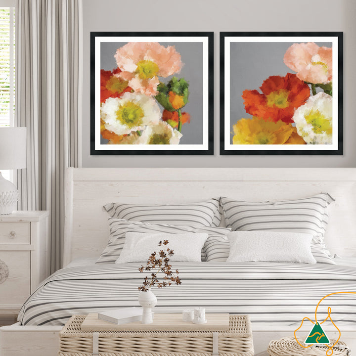 TUSCAN POPPIES III - Framed Print
