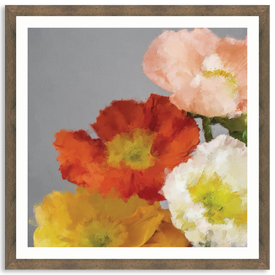 TUSCAN POPPIES III - Framed Print
