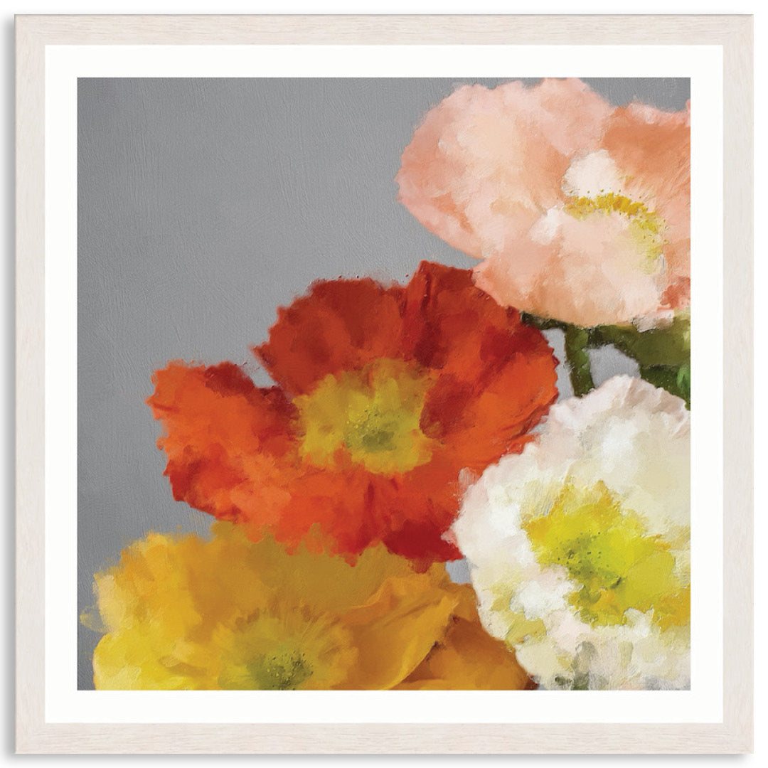 TUSCAN POPPIES III - Framed Print