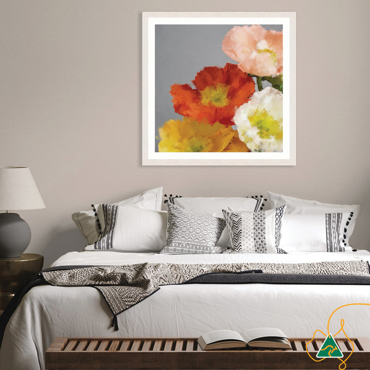 TUSCAN POPPIES III - Framed Print