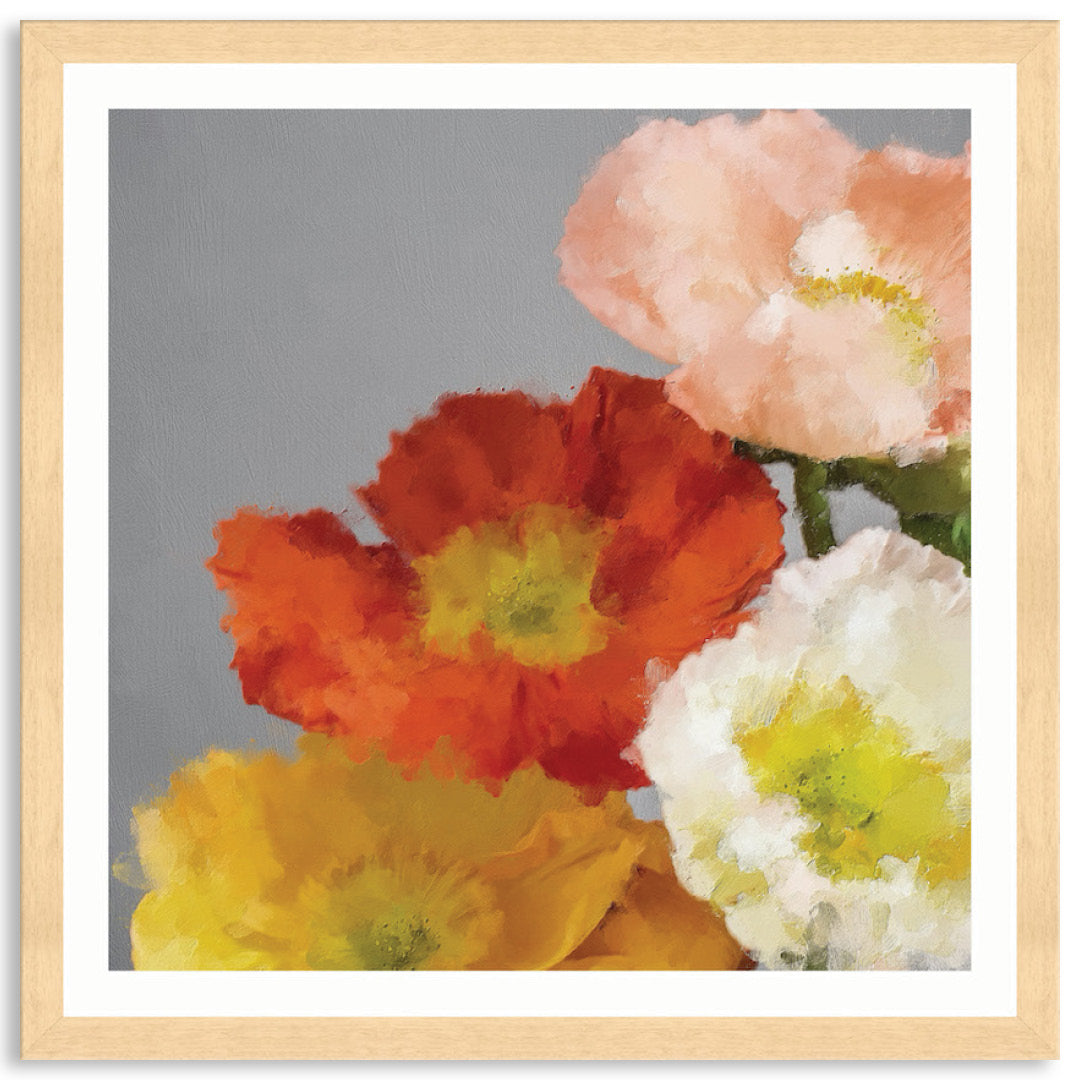 TUSCAN POPPIES III - Framed Print