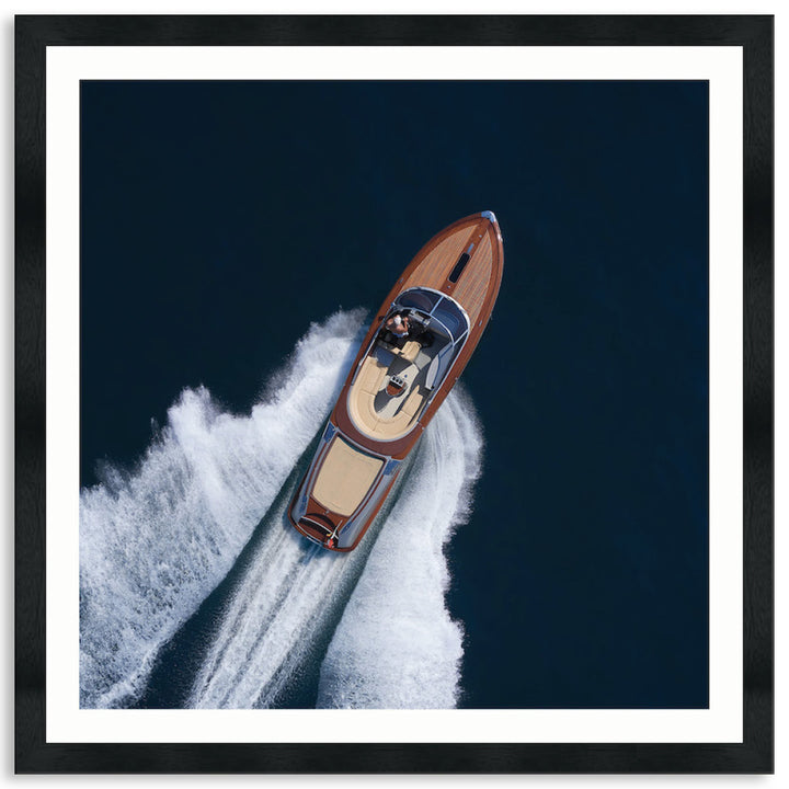 ITALIAN SPEEDBOAT I - Framed Print