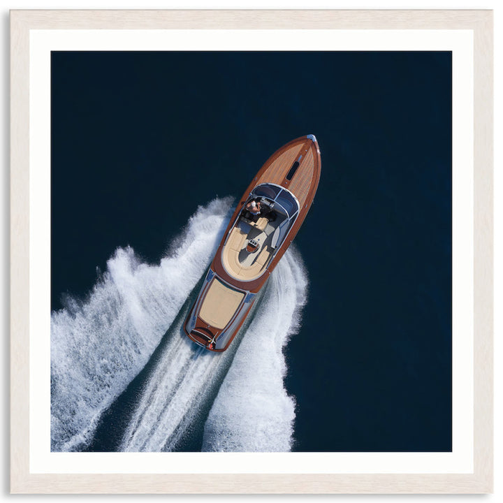 ITALIAN SPEEDBOAT I - Framed Print