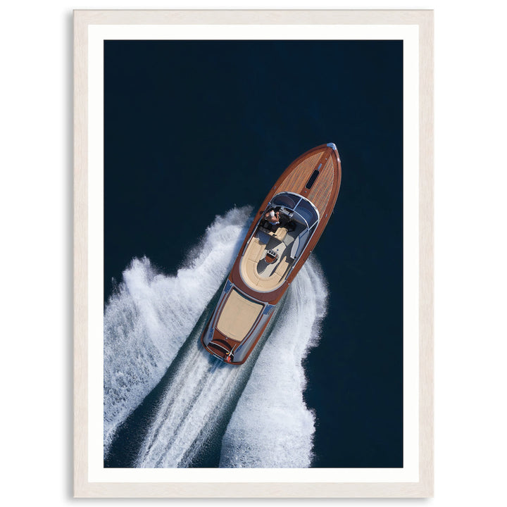 ITALIAN SPEEDBOAT II - Framed Print