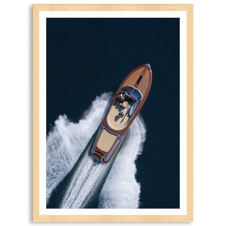 ITALIAN SPEEDBOAT II - Framed Print