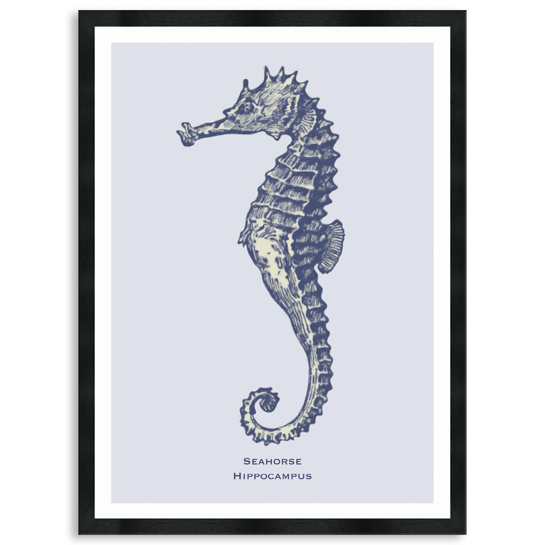 SEA HORSE - Framed Print