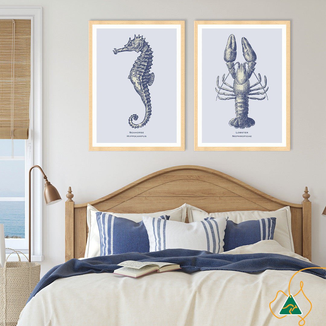 SEA HORSE - Framed Print