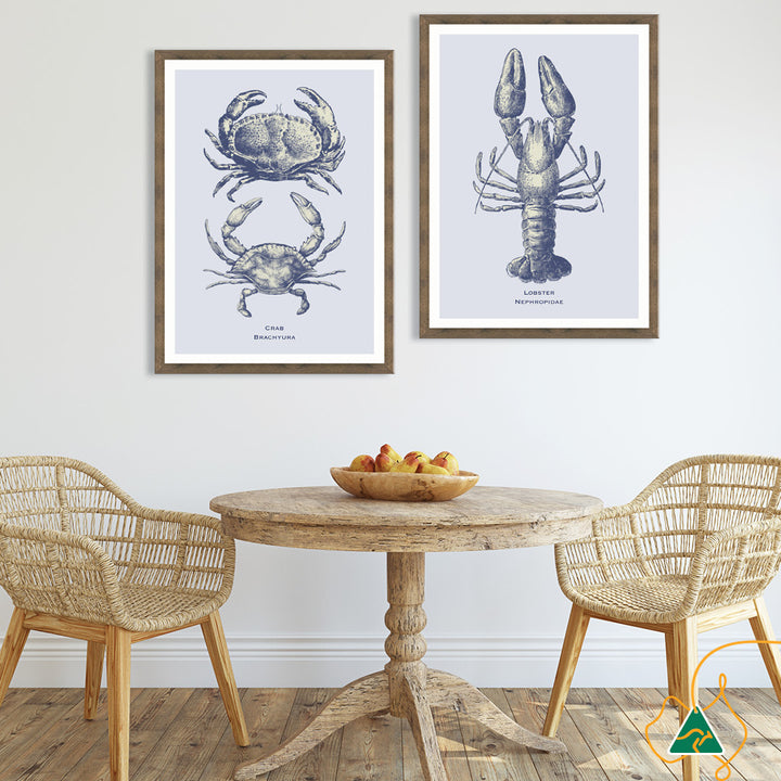 SEA CRAB - Framed Print