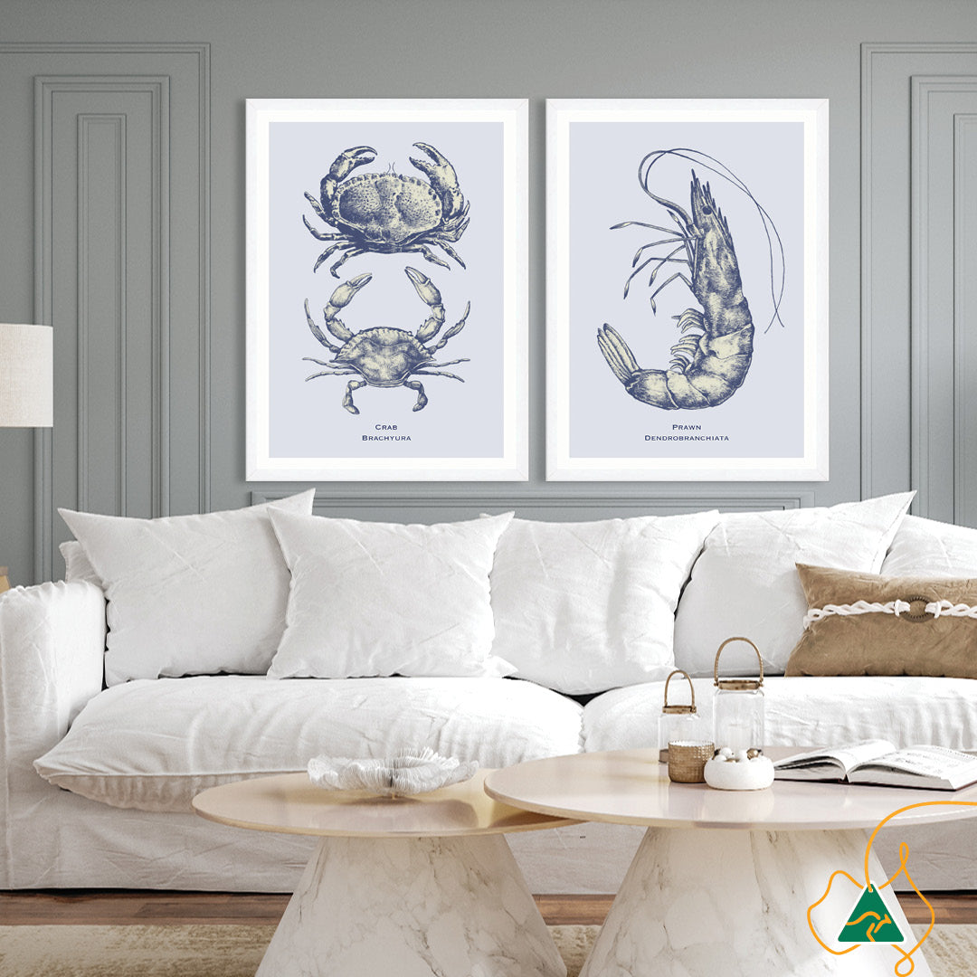 SEA CRAB - Framed Print