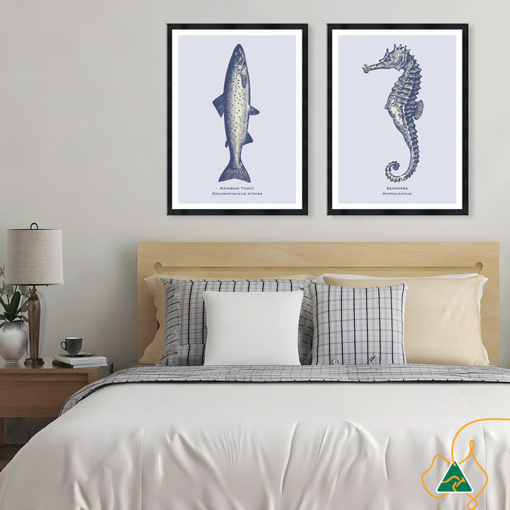SEA TROUT - Framed Print
