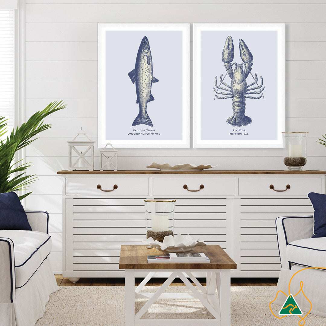 SEA TROUT - Framed Print