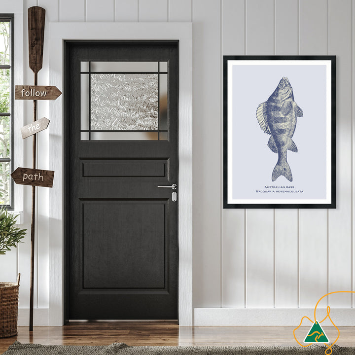 SEA BASS - Framed Print