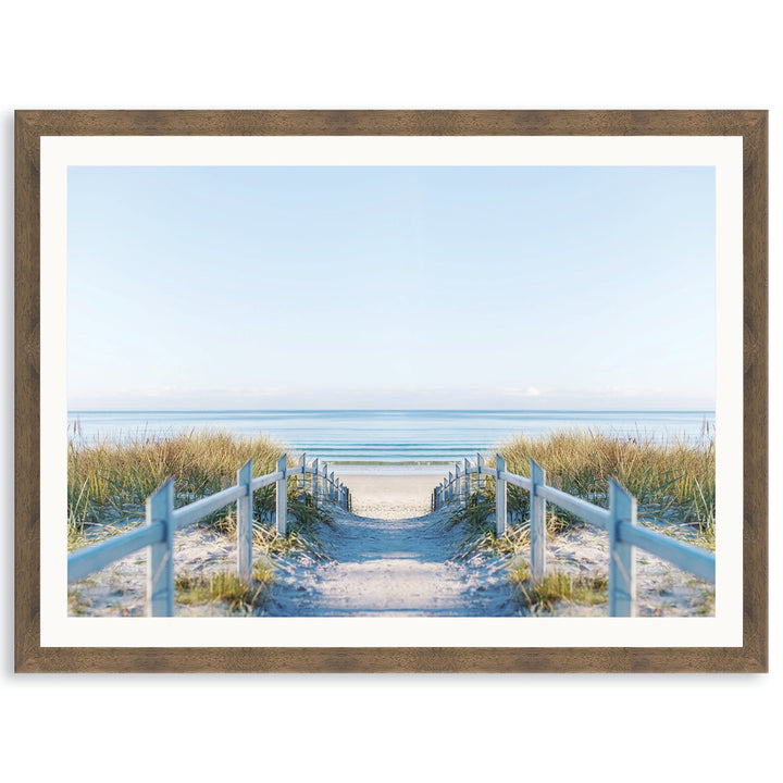 BEACH PATHWAY - Framed Print