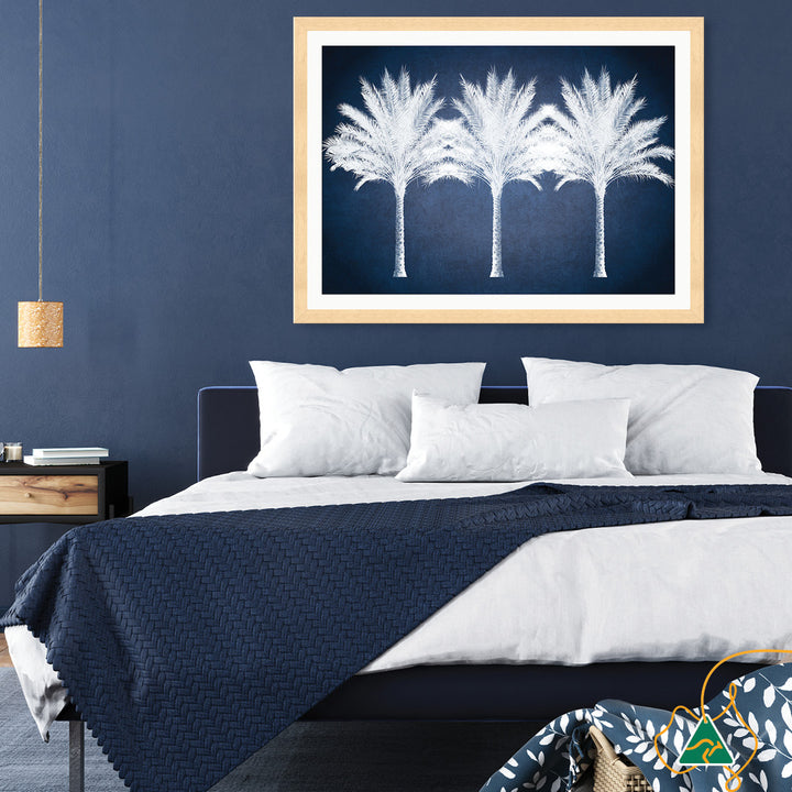 SUMMER PALM - Framed Print