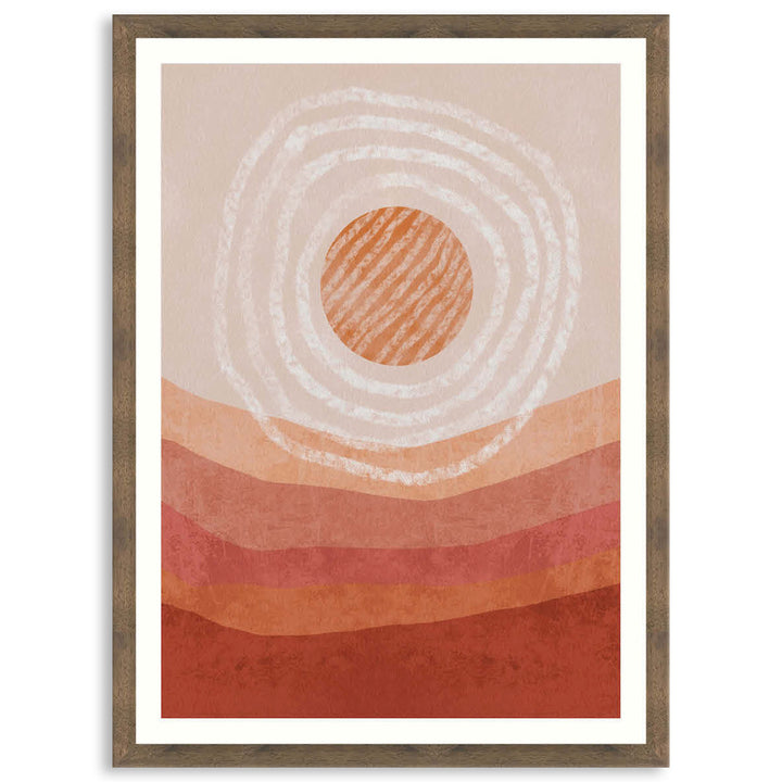AUSTRALIAN SUN I - Framed Print