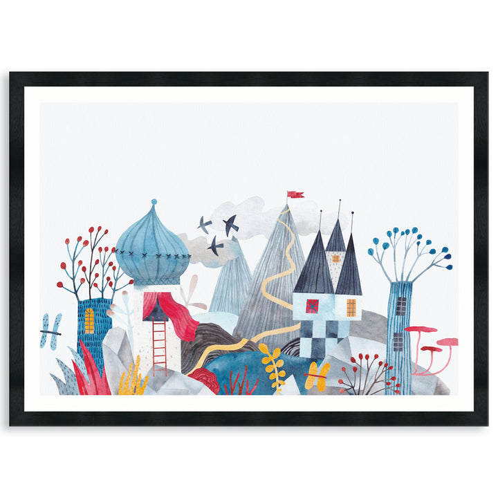 FANTASY CASTLE I - Framed Print