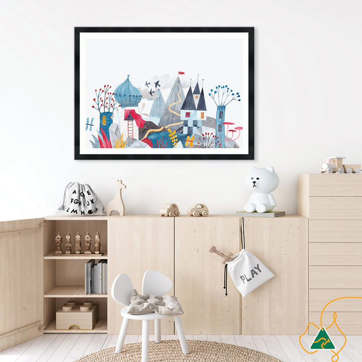 FANTASY CASTLE I - Framed Print