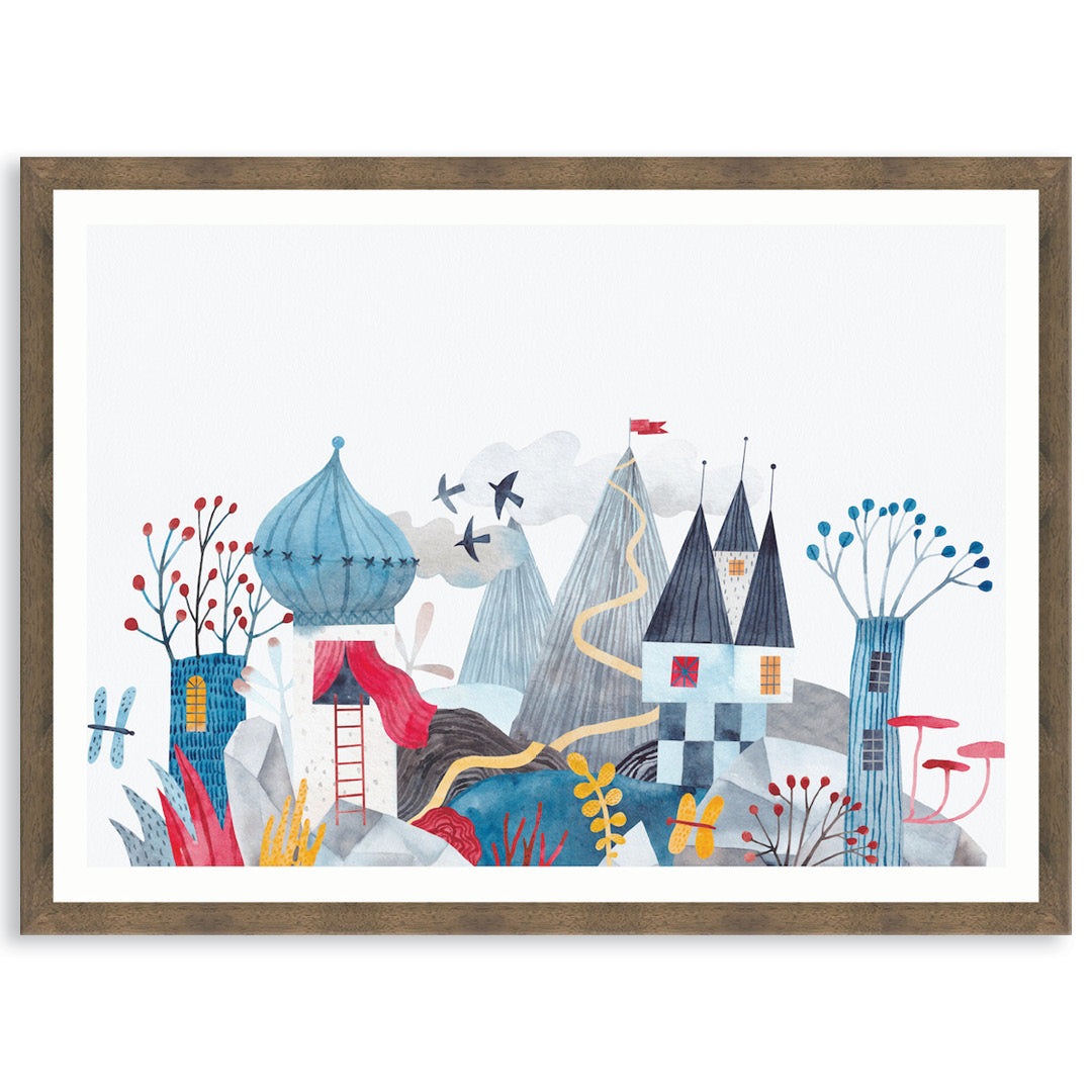 FANTASY CASTLE I - Framed Print