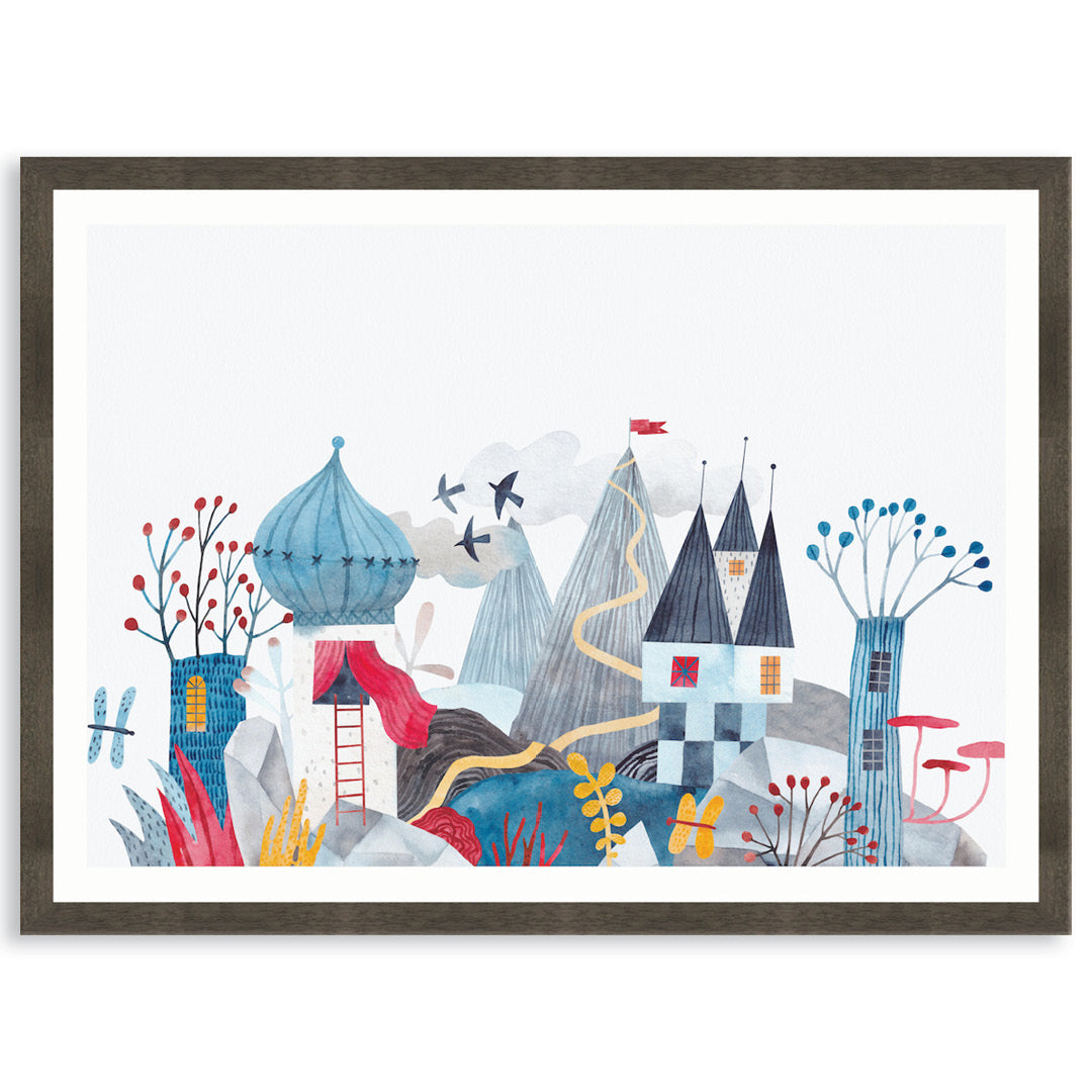 FANTASY CASTLE I - Framed Print