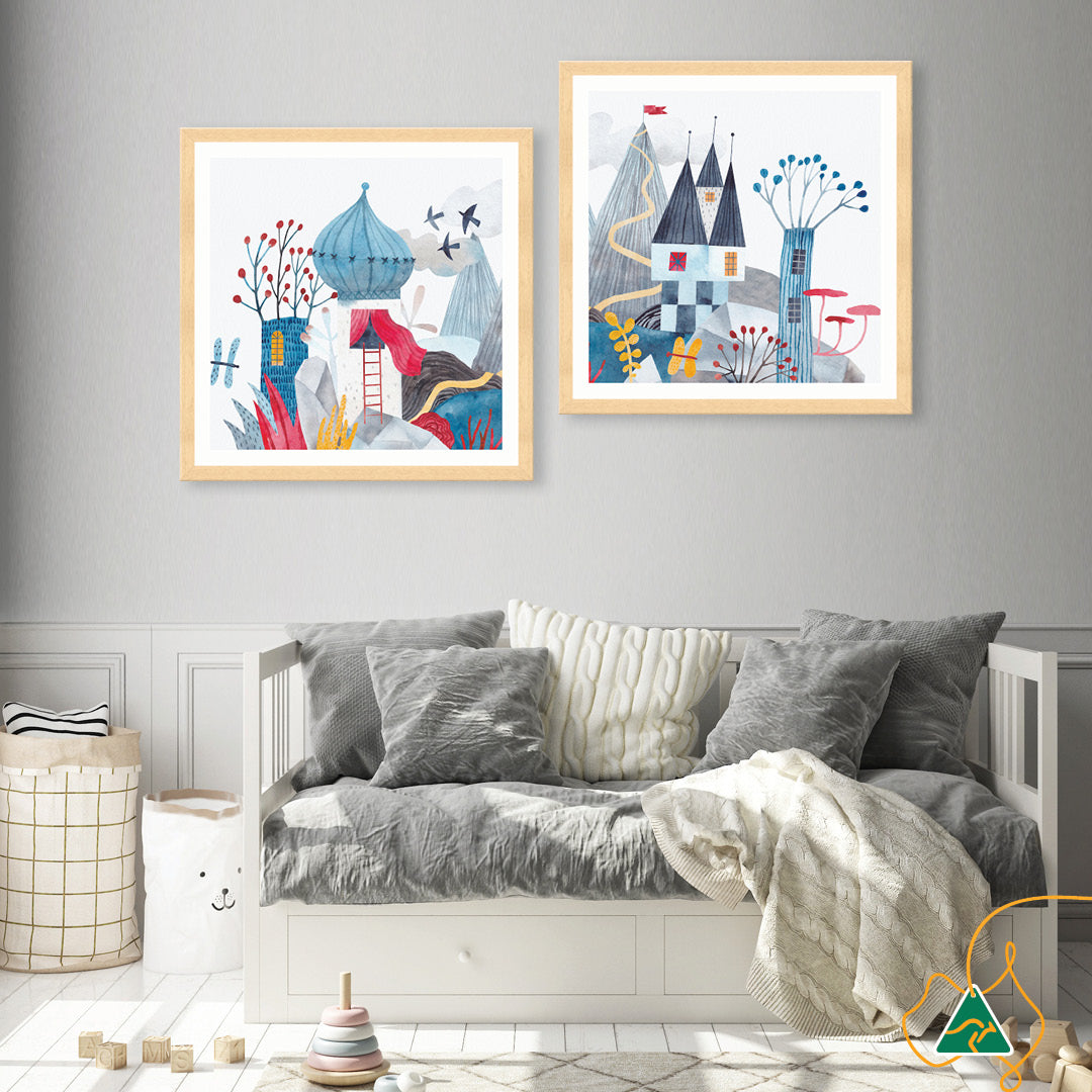 FANTASY CASTLE II - Framed Print