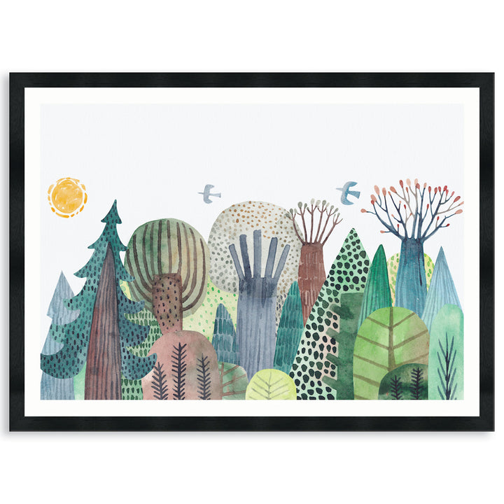 FOREST WILDLIFE I - Framed Print