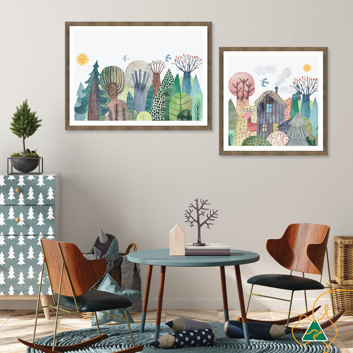 FOREST WILDLIFE I - Framed Print