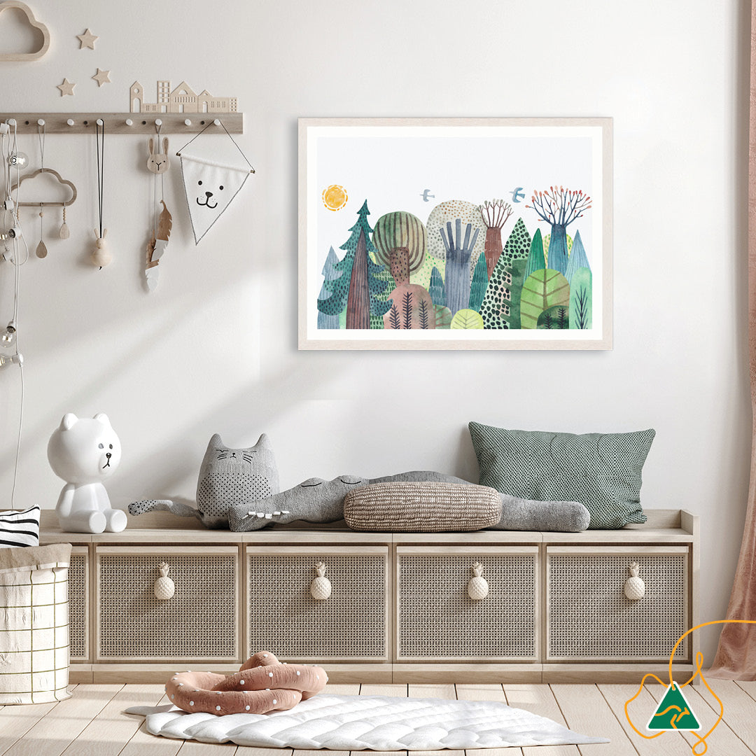 FOREST WILDLIFE I - Framed Print