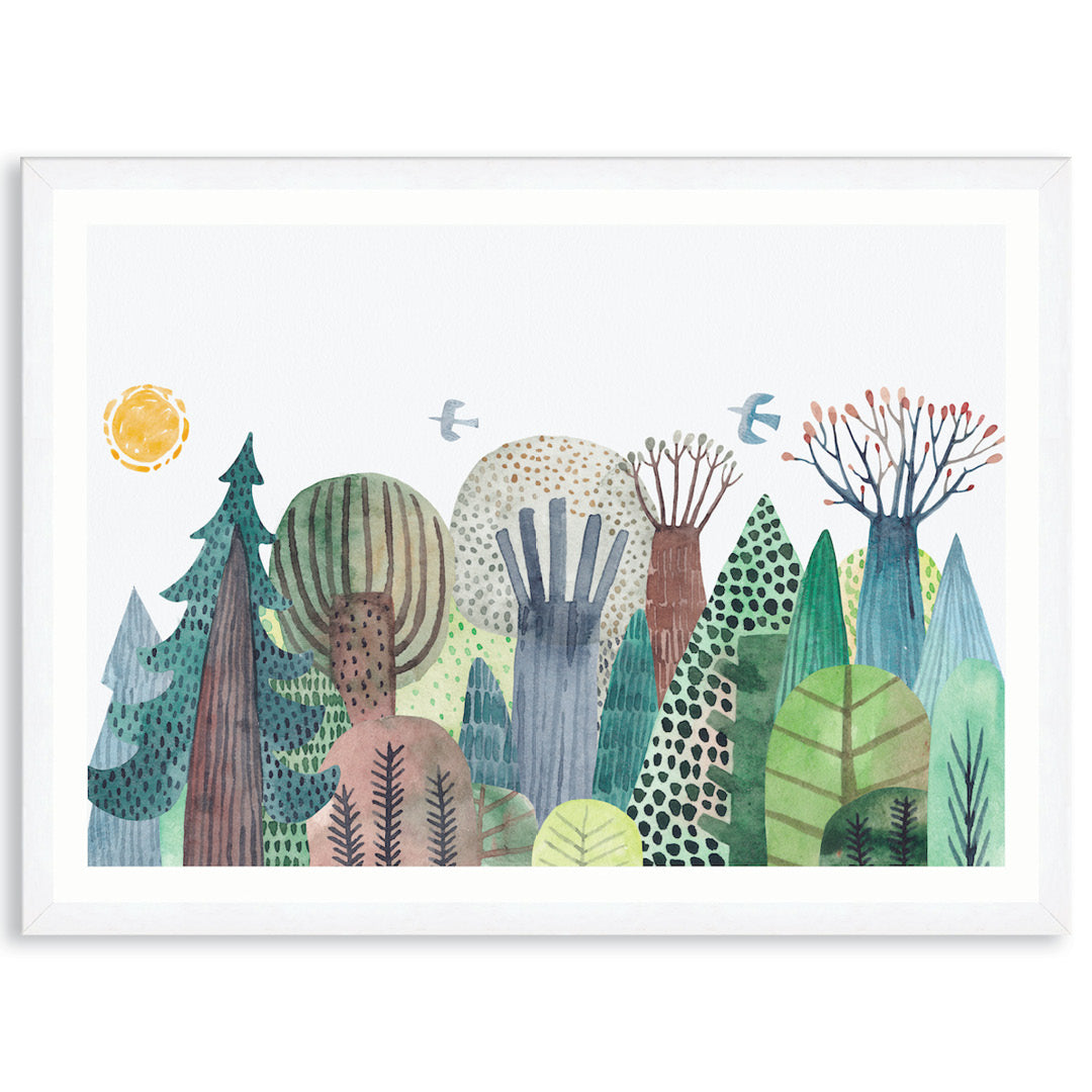 FOREST WILDLIFE I - Framed Print