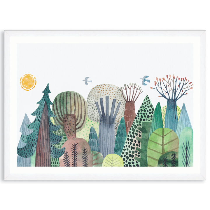 FOREST WILDLIFE I - Framed Print