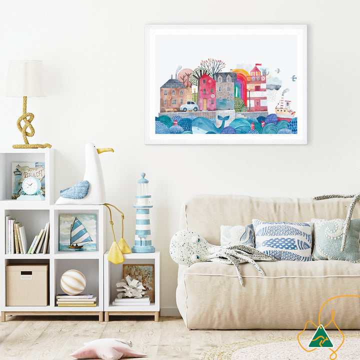 SEA PORT I - Framed Print