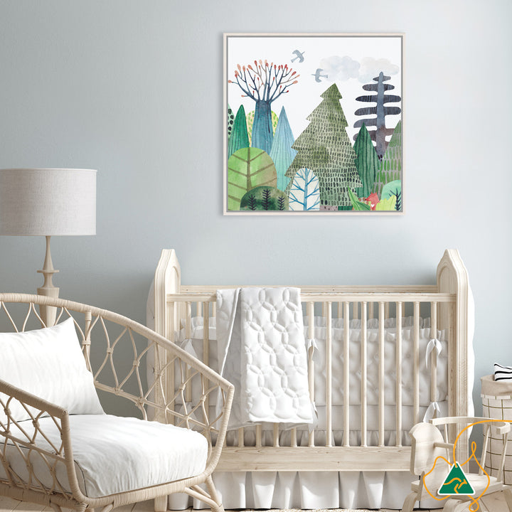 FOREST WILDLIFE II - Framed Canvas