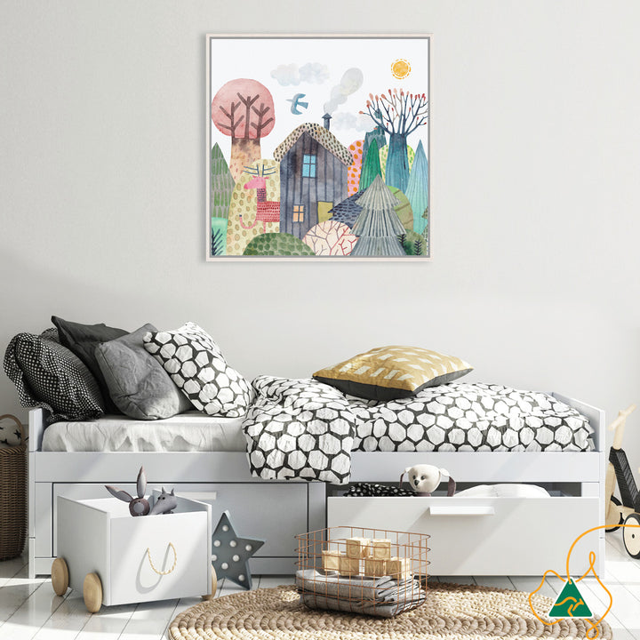 FOREST WILDLIFE III - Framed Canvas