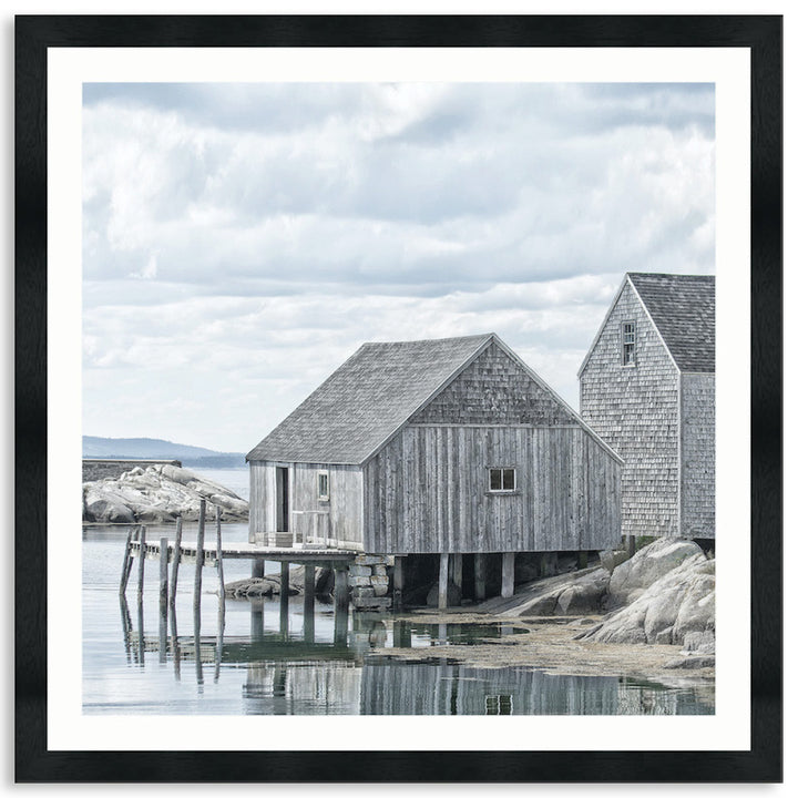 FISHING COVE II - Framed Print