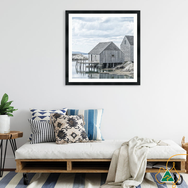 FISHING COVE II - Framed Print