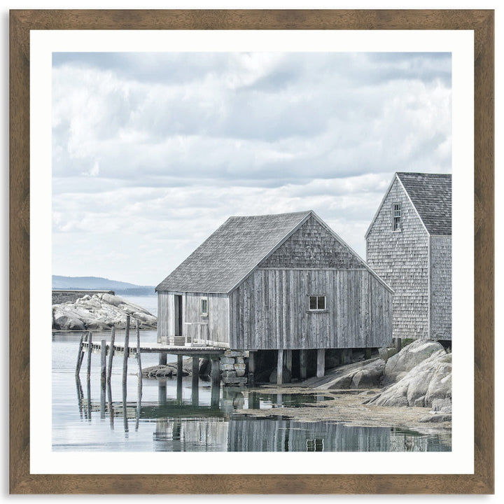 FISHING COVE II - Framed Print