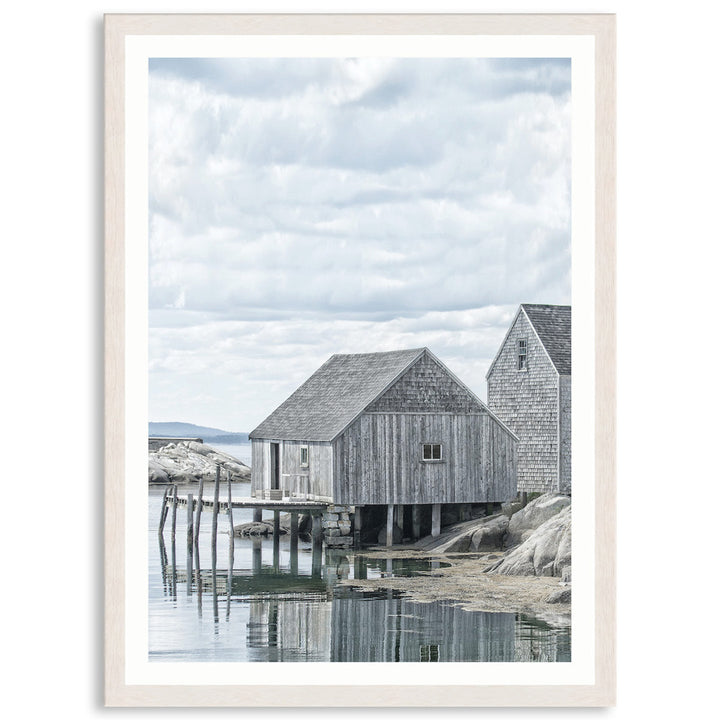 FISHING COVE III - Framed Print