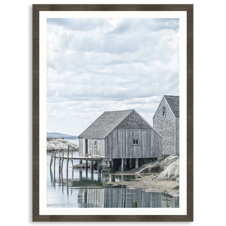 FISHING COVE III - Framed Print