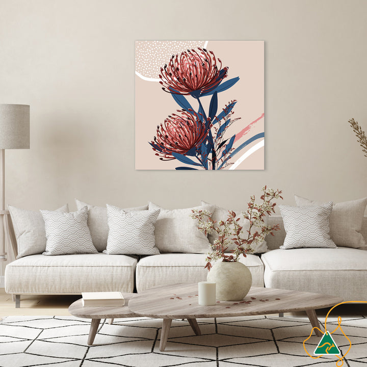 BLUSH FOLIAGE IV - Canvas Print