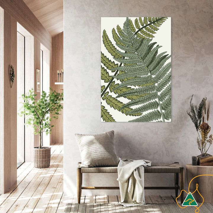 FERN STUDY I - Canvas Print