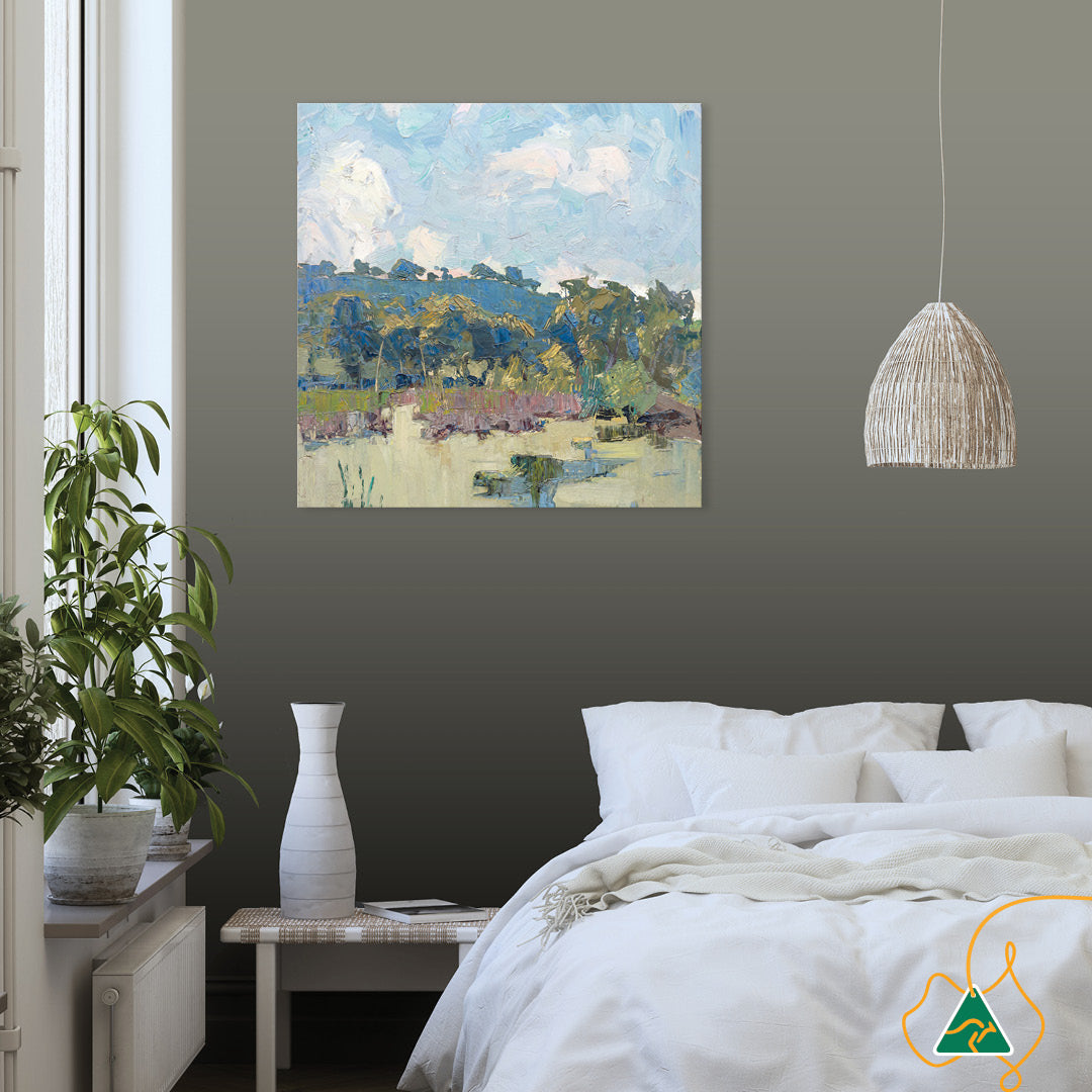 RURAL POND II - Canvas Print