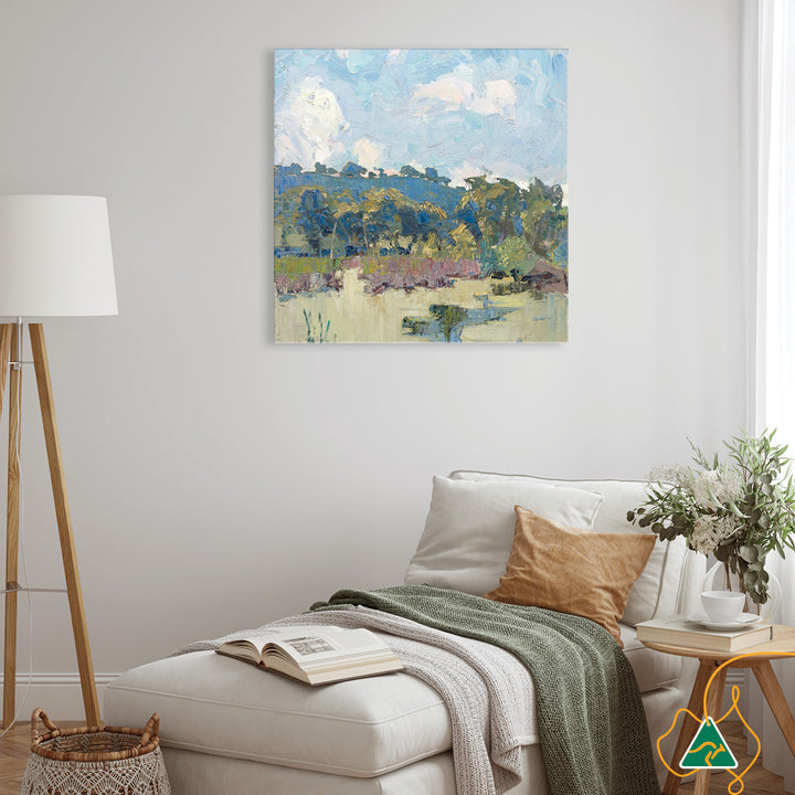 RURAL POND II - Canvas Print