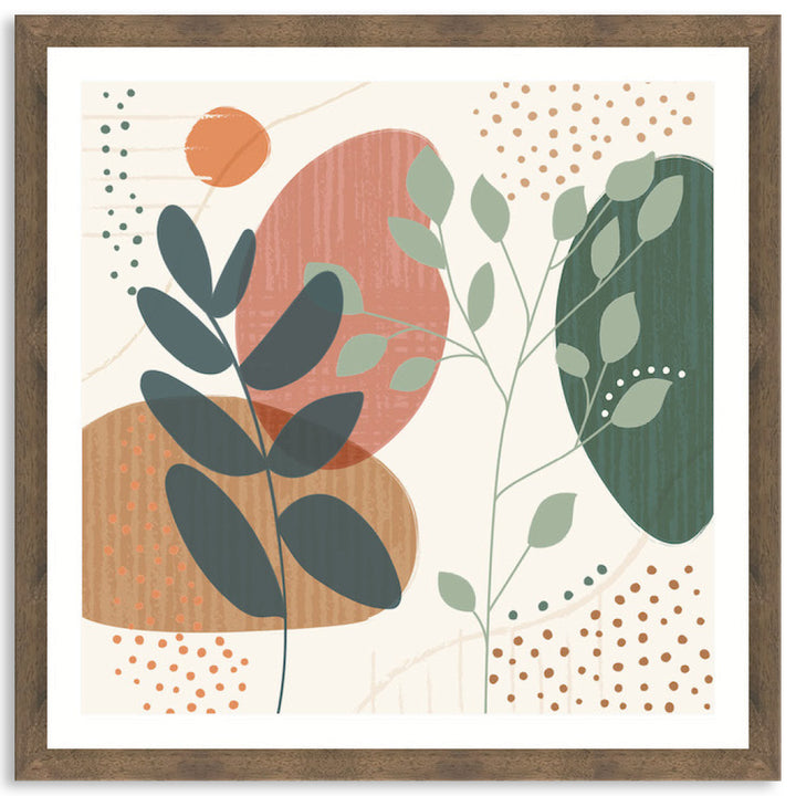 ABSTRACT BOTANICAL II - Framed Print