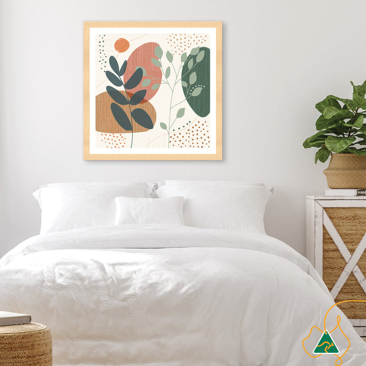 ABSTRACT BOTANICAL II - Framed Print