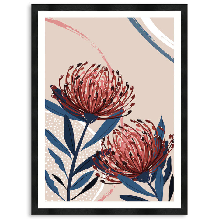 BLUSH FOLIAGE I - Framed Print