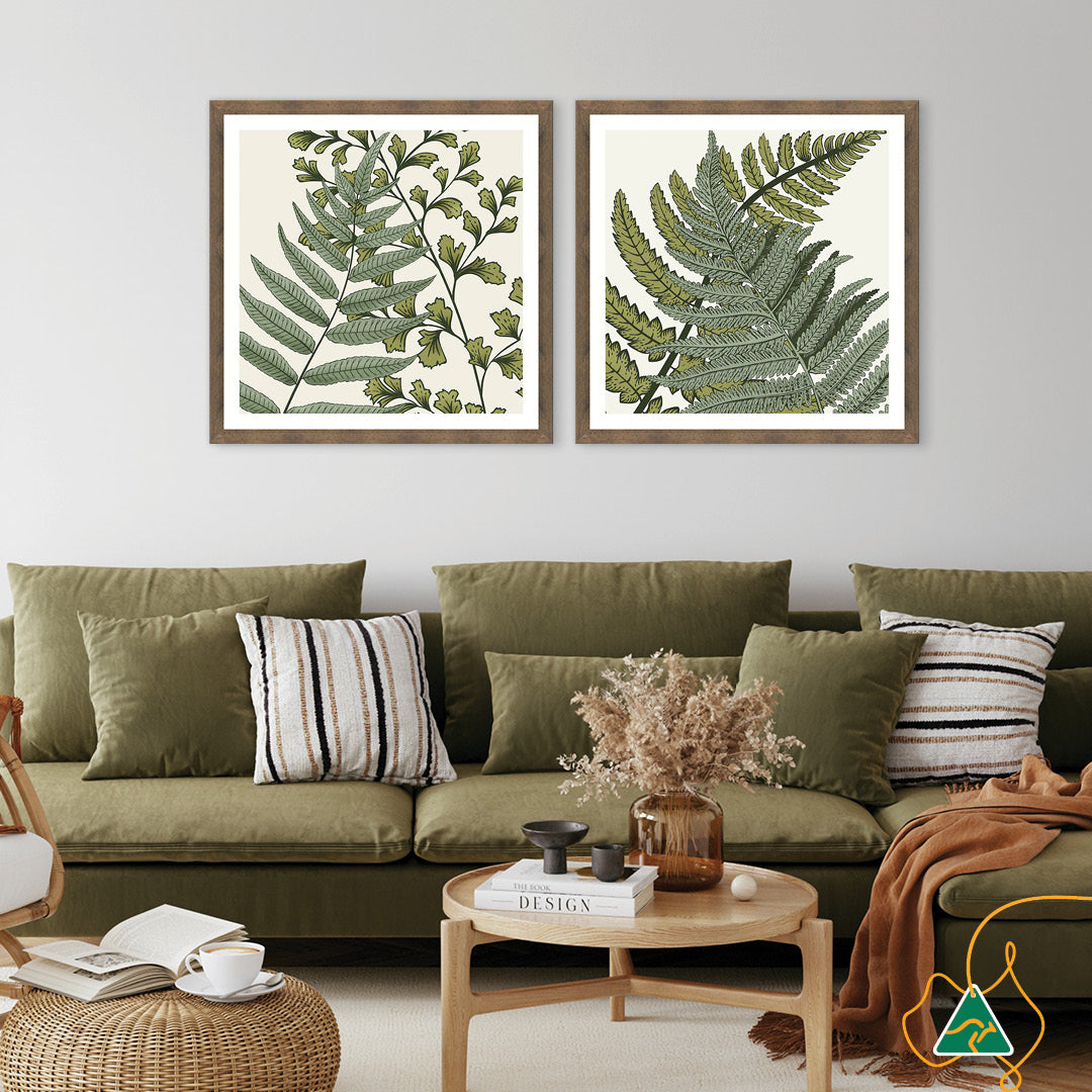 FERN STUDY IV - Framed Print