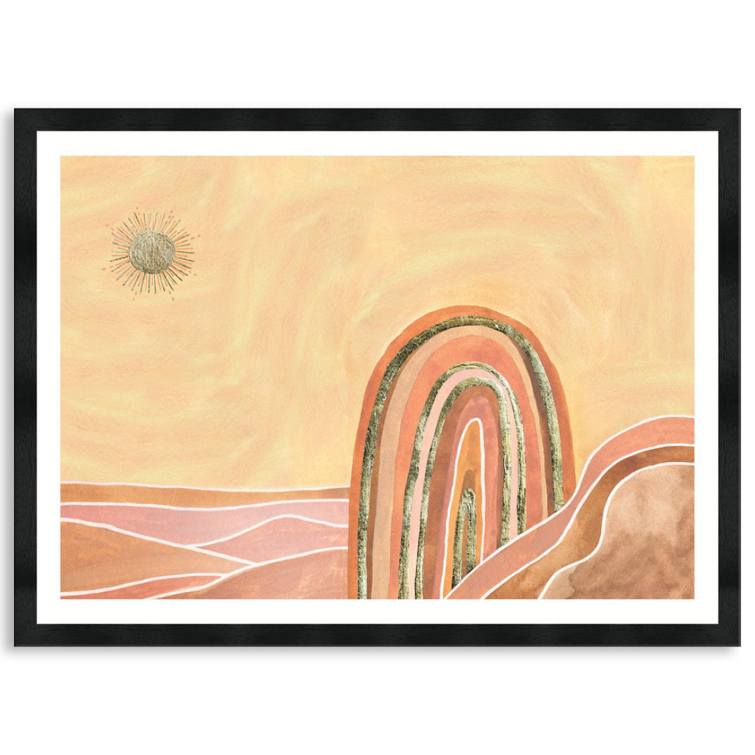 GOLDEN SKY I - Framed Print