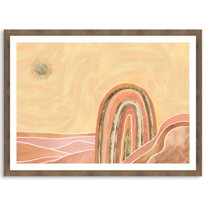 GOLDEN SKY I - Framed Print