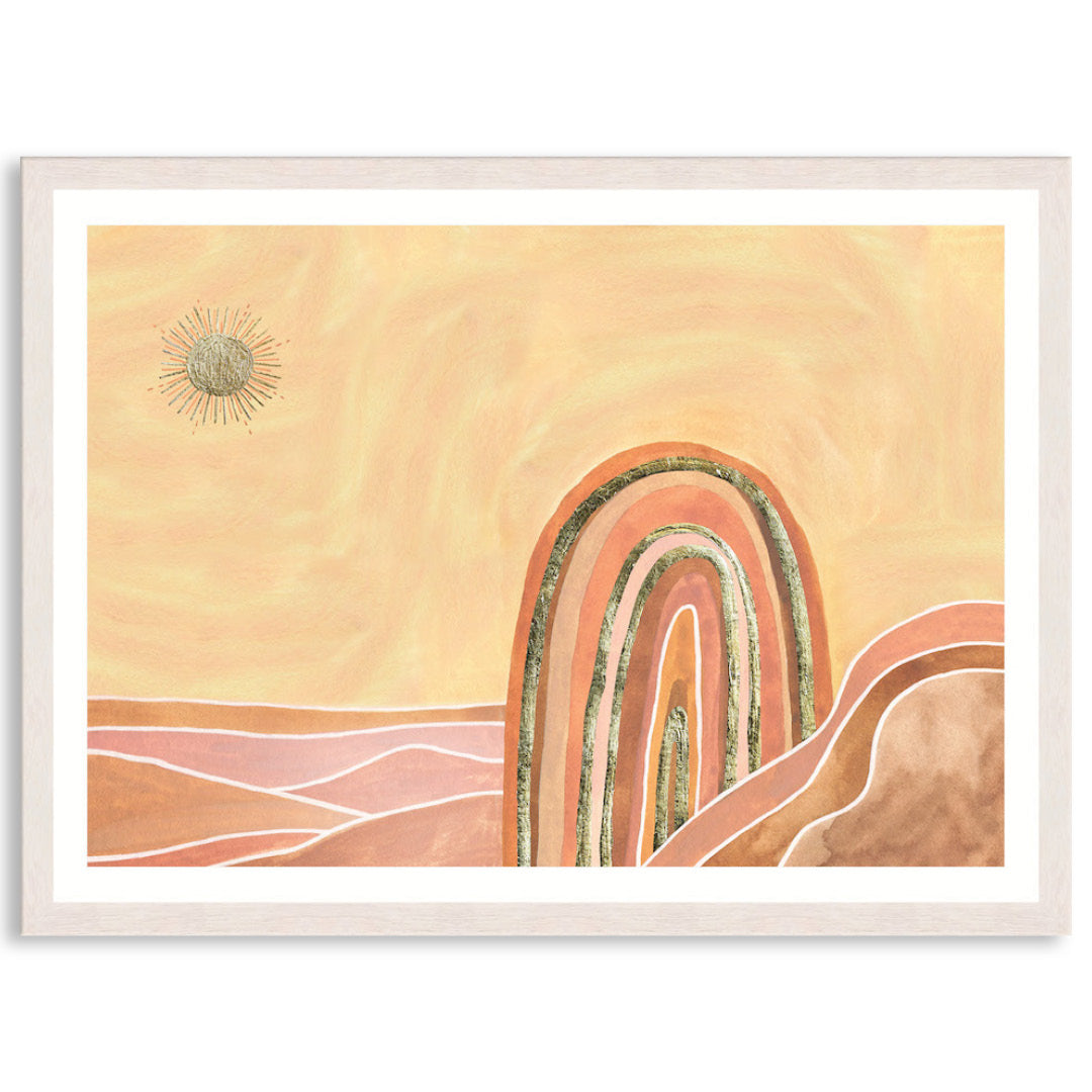 GOLDEN SKY I - Framed Print