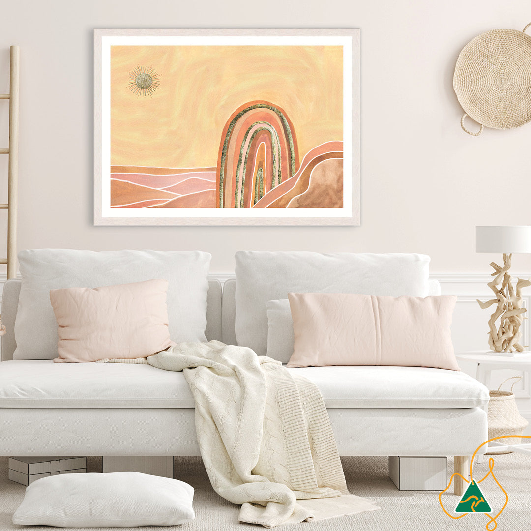 GOLDEN SKY I - Framed Print